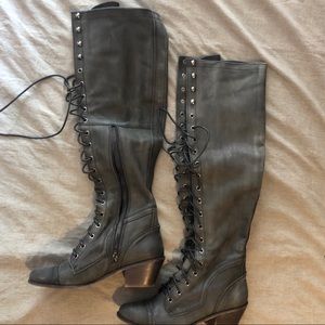Free People- Jeffery Campbell  Lace Up Boots